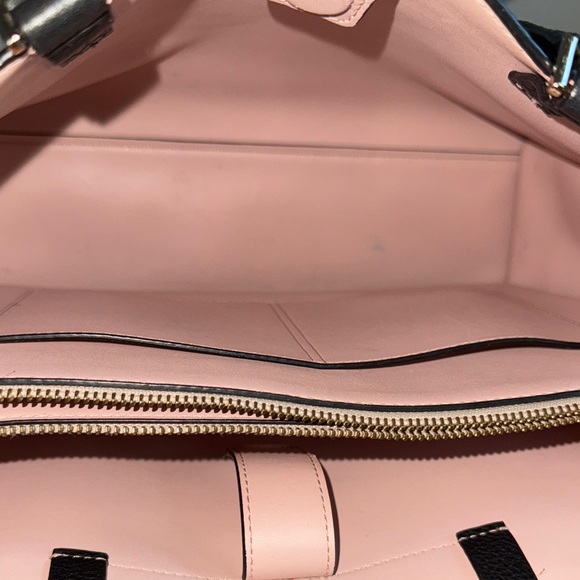 Kate Spade NY Black Pebbles Leather Satchel Shoulder Crossbody Bag Tassel Bow - Picture 12 of 17